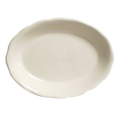 TSC-012- 9" x 7" Platter Eggshell