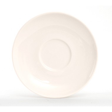 VEE-064- 6-1/2" Saucer Eggshell