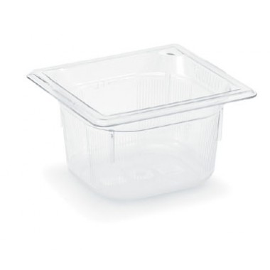 8064410- 1/6 x 4" Food Pan Clear
