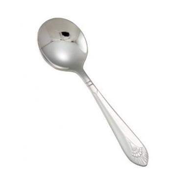 0031-04- Bouillon Spoon Peacock