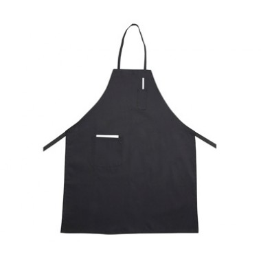 BA-PBK- 33" x 26" Bib Apron Black