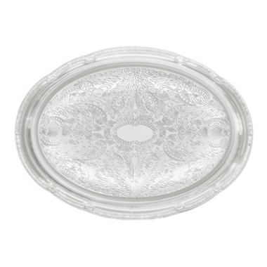 CMT-1014- 15" x 10" Serving Tray Chrome