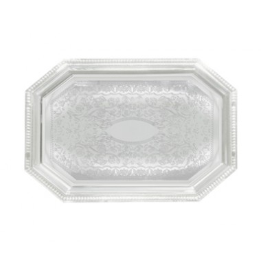 CMT-1217- 17" x 12" Serving Tray Chrome
