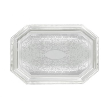 CMT-1217- 17" x 12" Serving Tray Chrome
