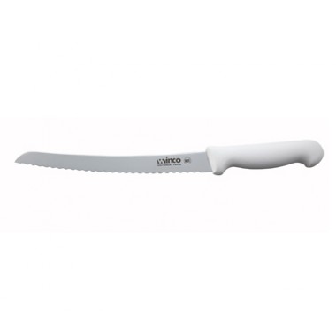 KWP-91- 14-3/4" Bread Knife White