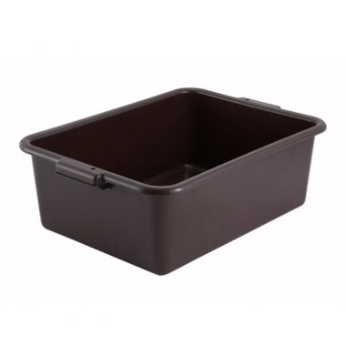 PL-7B- 21" x 15" Dish Box Brown