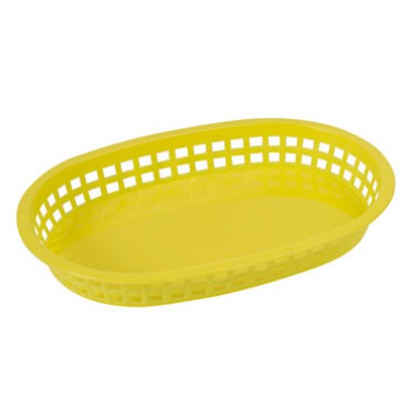 PLB-Y- 11" x 7" Platter Basket Yellow