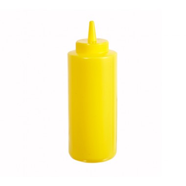 PSB-12Y- 12 Oz Squeeze Bottle Yellow