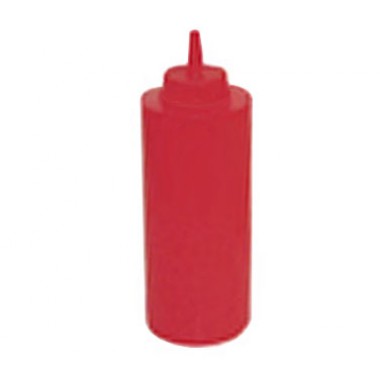 PSB-24R- 24 Oz Squeeze Bottle Red