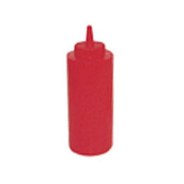 PSB-08R- 8 Oz Squeeze Bottle Red