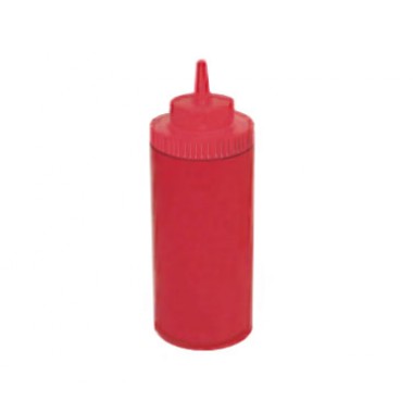 PSW-16R- 16 Oz Squeeze Bottle Red