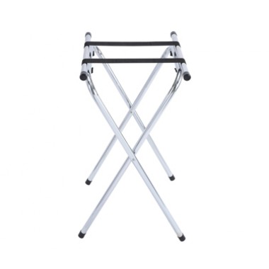 31" Tray Stand Folding Chrome