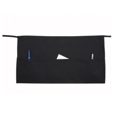 WA-1221- Waist Apron 3 Pocket Black