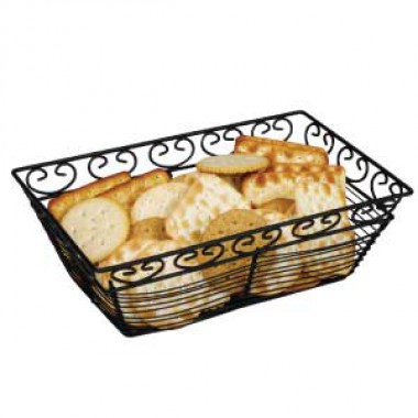 WBKG-9- 9" x 6" Basket Black