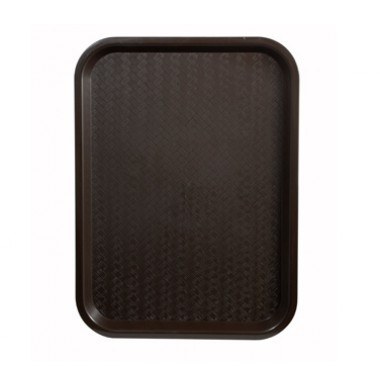 FFT-1014B- 10" x 14" Fast Food Tray Brown