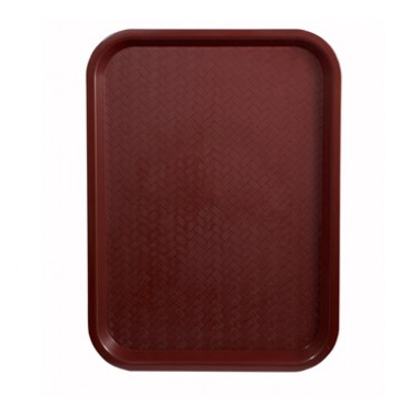 FFT-1014U- 10" x 14" Fast Food Tray Burgandy