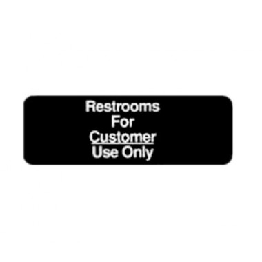 SGN-317- Customer Restrooms Sign