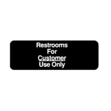 SGN-317- Customer Restrooms Sign