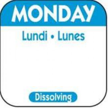 D101R - Dissolvable Labels Monday