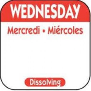 D103R - Dissolvable Labels Wednesday