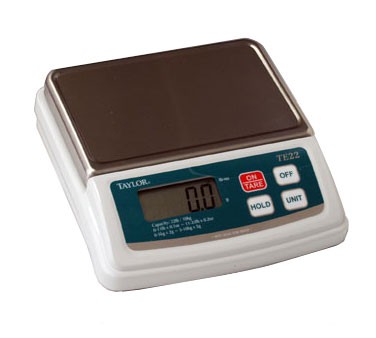 Taylor TE22FT 22 lb. Digital Portion Control Scale