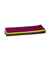 BTM-16AC- 16" Bar Towel Set Asstd