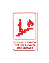 SGN-683W- Fire/Elevator Sign