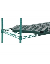 QPF-2142E-GL- Shelf Mat 42" x 21" Louvered Green