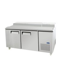 MPF8202GR- Pizza Prep Table 67" x 33"