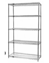 WR74-1860GY-5- Shelving Unit 60" X 18" X 74"
