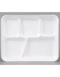 10500- Serving Tray 5 Comp White