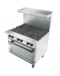 36S-6BN W/ Casters- 36" Endurance? Restaurant Range