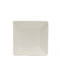 BEH-073B- 7-3/8" Plate Square Eggshell