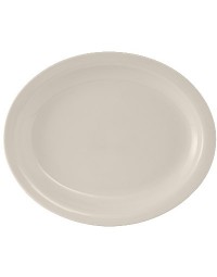 TNR-013- 11" x 9" Platter Eggshell