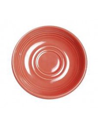 SAUCER 6" CINNEBAR CONCENTRIX