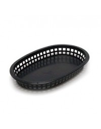 1076BK- Black Chicago Platter Basket