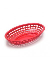 1074R- 9" x 6" Basket Red