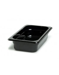42CW110- 1/4 Size Black Camwear® Food Pan