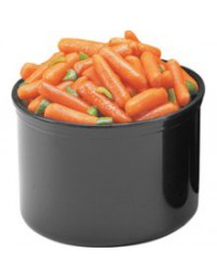 CP12110- 1.2 Qt Black Crock With Lid