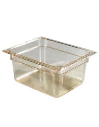 1042213 - 1/2 Size Amber Top Notch? Food Storage Container