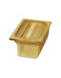 1052113 - 1/9 Size Amber Top Notch? High Heat Food Pan