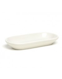 BEZ-0761- 8" x 3" Relish Tray Eggshell