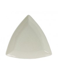 BEZ-1108- 11" Plate Triangular Eggshell