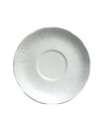 CHE-044- 4-1/2" Saucer White