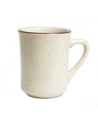TBS-017- 8 Oz Mug Brown Speckle