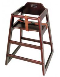 CHH-103- High Chair Mahogany