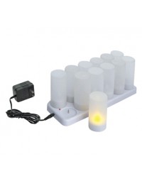 CLR-12S- Flameless Tealight Candle Set