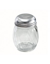 Glass Cheese Shaker With Slotted Top