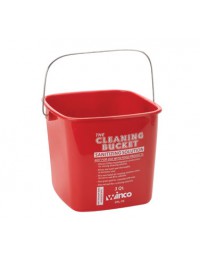 PPL-3R- 3 Qt Cleaning Bucket Red