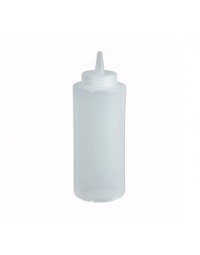 PSB-12C- 12 Oz Squeeze Bottle Clear